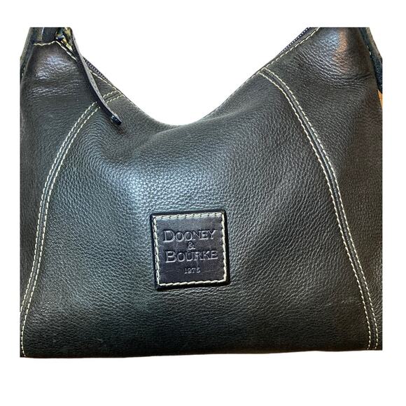 Dooney & Bourke Satchel Handle Brown Soft Pebble Leather - Picture 2 of 9